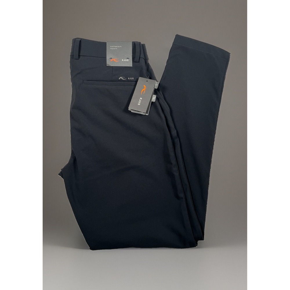 KJUS Ike Warm Pants 2.0 Men's 32x32 Black Stretch Water Repellent Golf *NWT